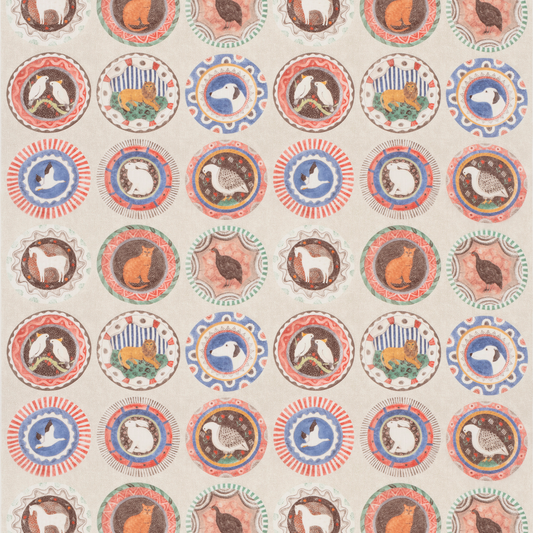 GP & J Baker | Robina's Dinner Party fabric - Jewel