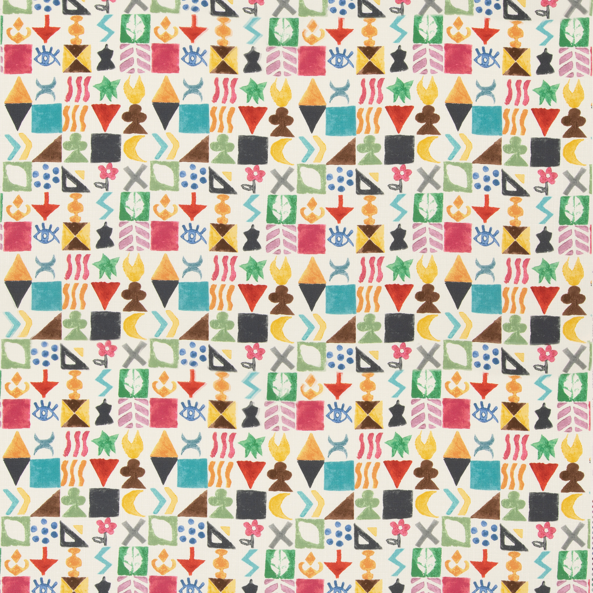 GP & J Baker | Potato Print fabric - Jewel