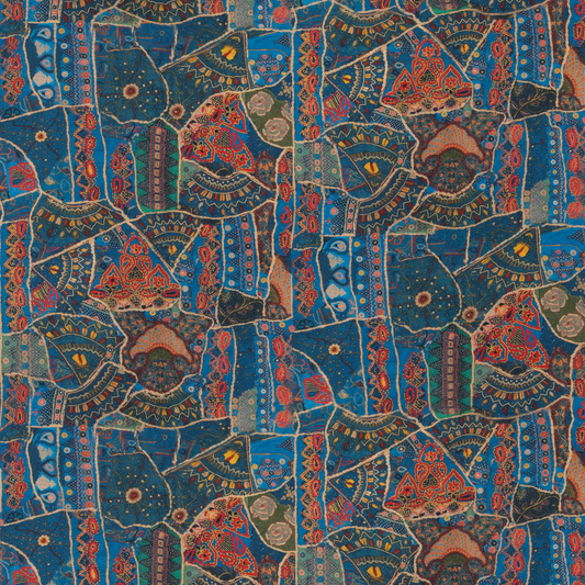 GP & J Baker | Front Row fabric - Jewel Blue