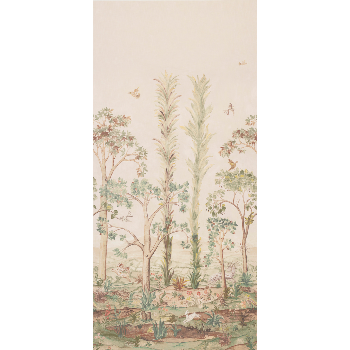 GP & J Baker | Tall Trees Printed Panel fabric - Sunset