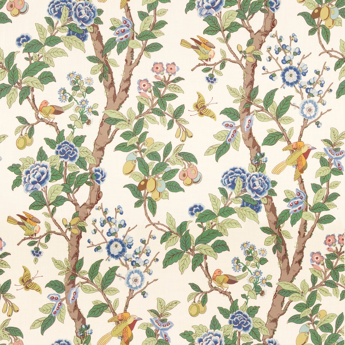 GP & J Baker | Eldon fabric - Blue/Green