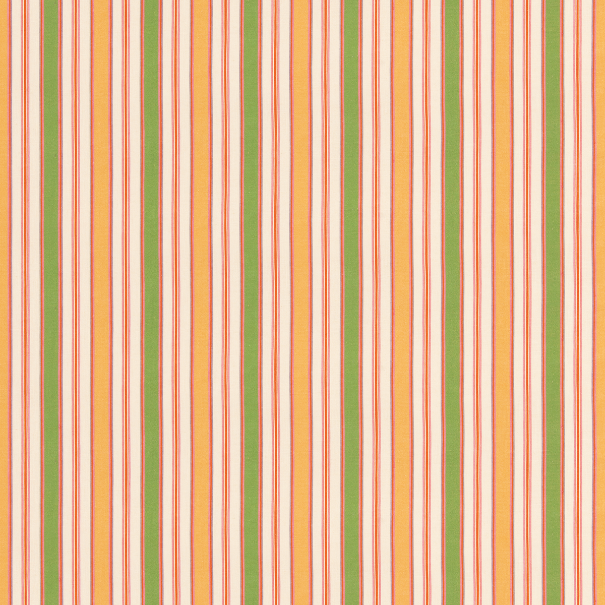 GP & J Baker | Melbourne Stripe fabric - Emerald/Yellow