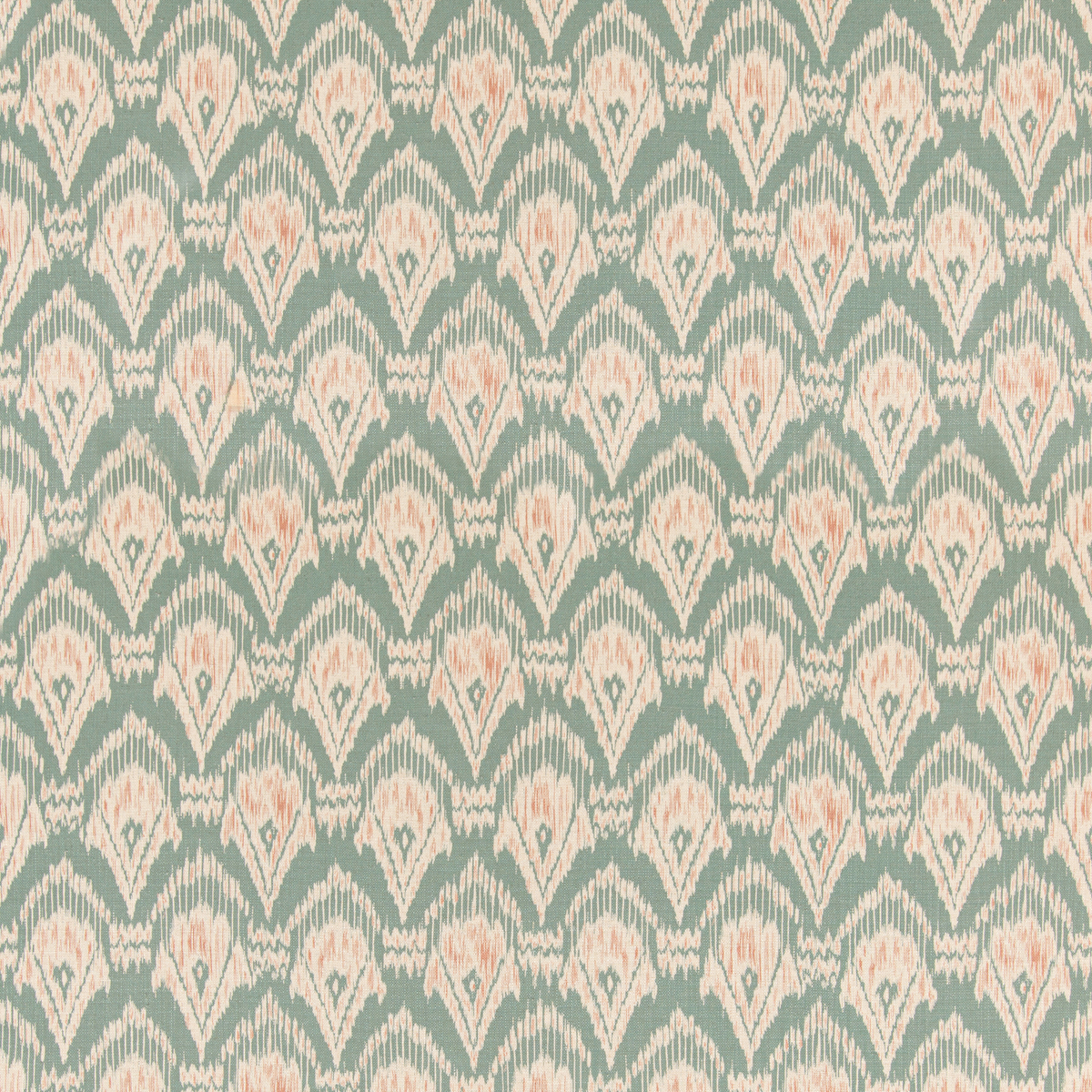 GP & J Baker | Zaraband Texture fabric - Teal/Spice