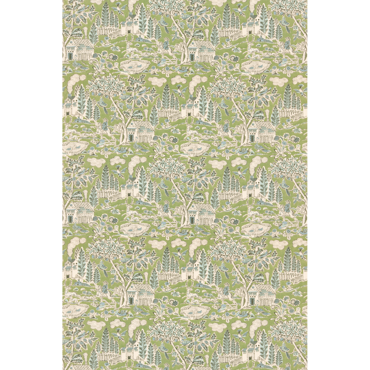 GP & J Baker | Home Park fabric - Emerald