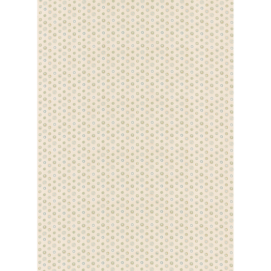 GP & J Baker | Court Buttons fabric - Blue/Green