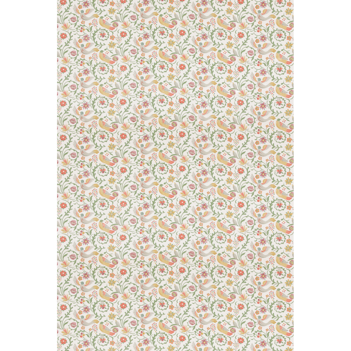 GP & J Baker | Royal Court fabric - Red/Green