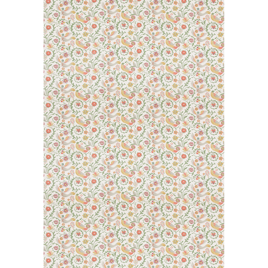 GP & J Baker | Royal Court fabric - Red/Green