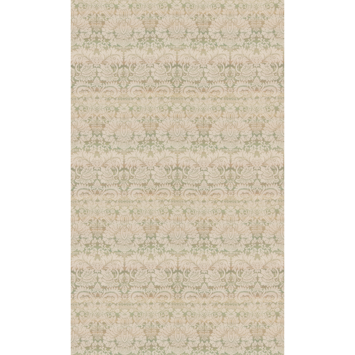 GP & J Baker | Queen's Damask fabric - Green
