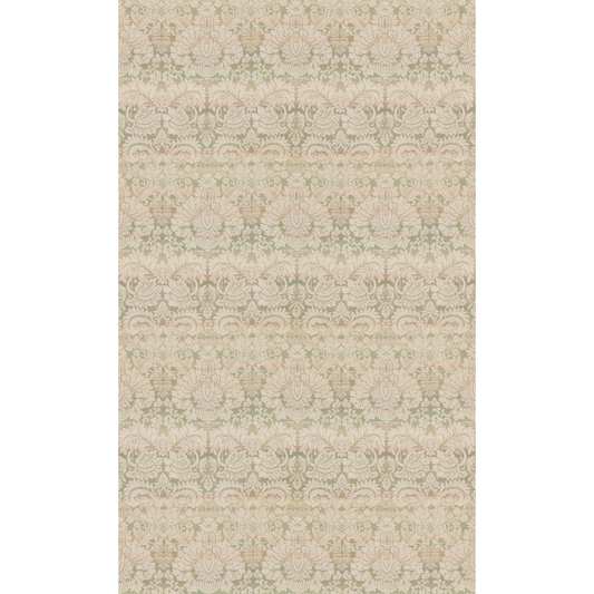 GP & J Baker | Queen's Damask fabric - Green