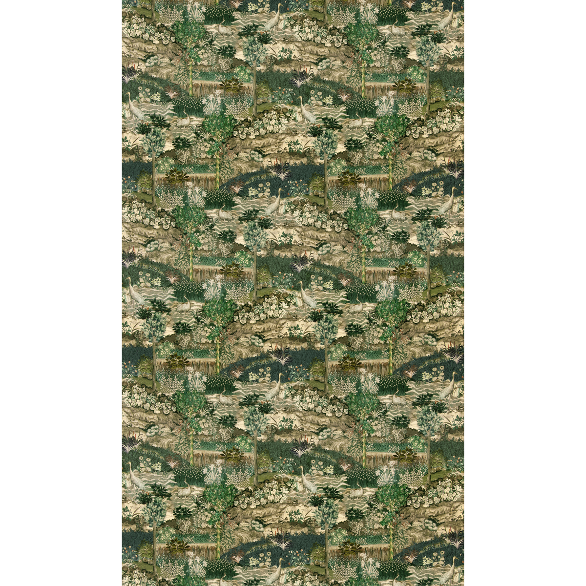 GP & J Baker | Palace Tapestry Velvet fabric - Royal Green