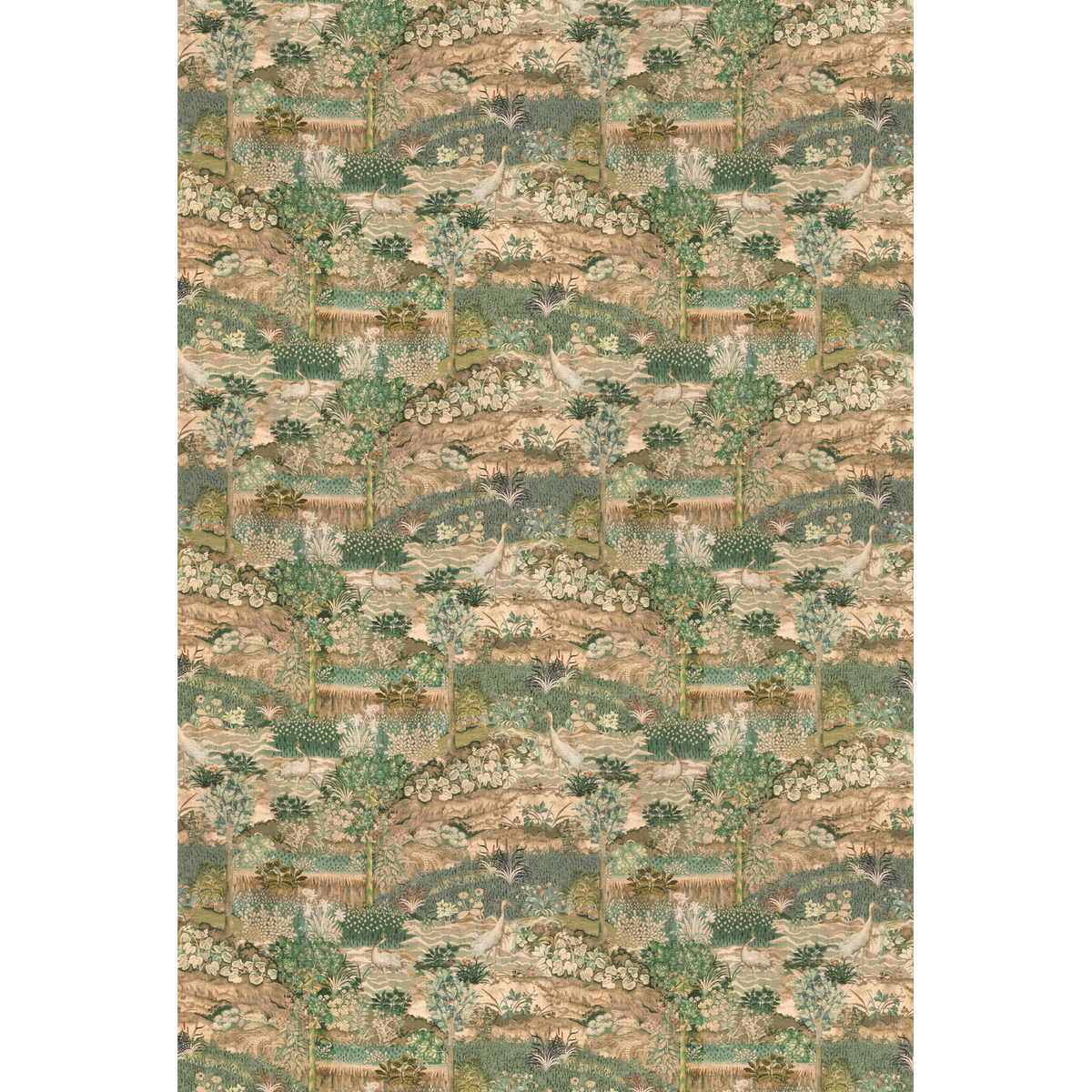 GP & J Baker | Palace Tapestry fabric - Royal Green