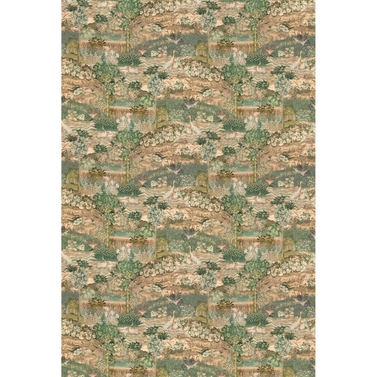 GP & J Baker | Palace Tapestry fabric - Royal Green