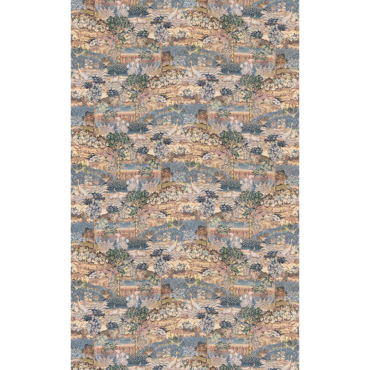 GP & J Baker | Palace Tapestry fabric - Royal Blue