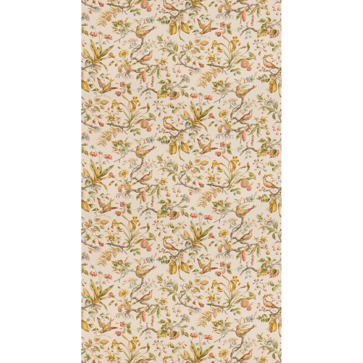 GP & J Baker | Kentwell fabric - Ochre/Soft Red