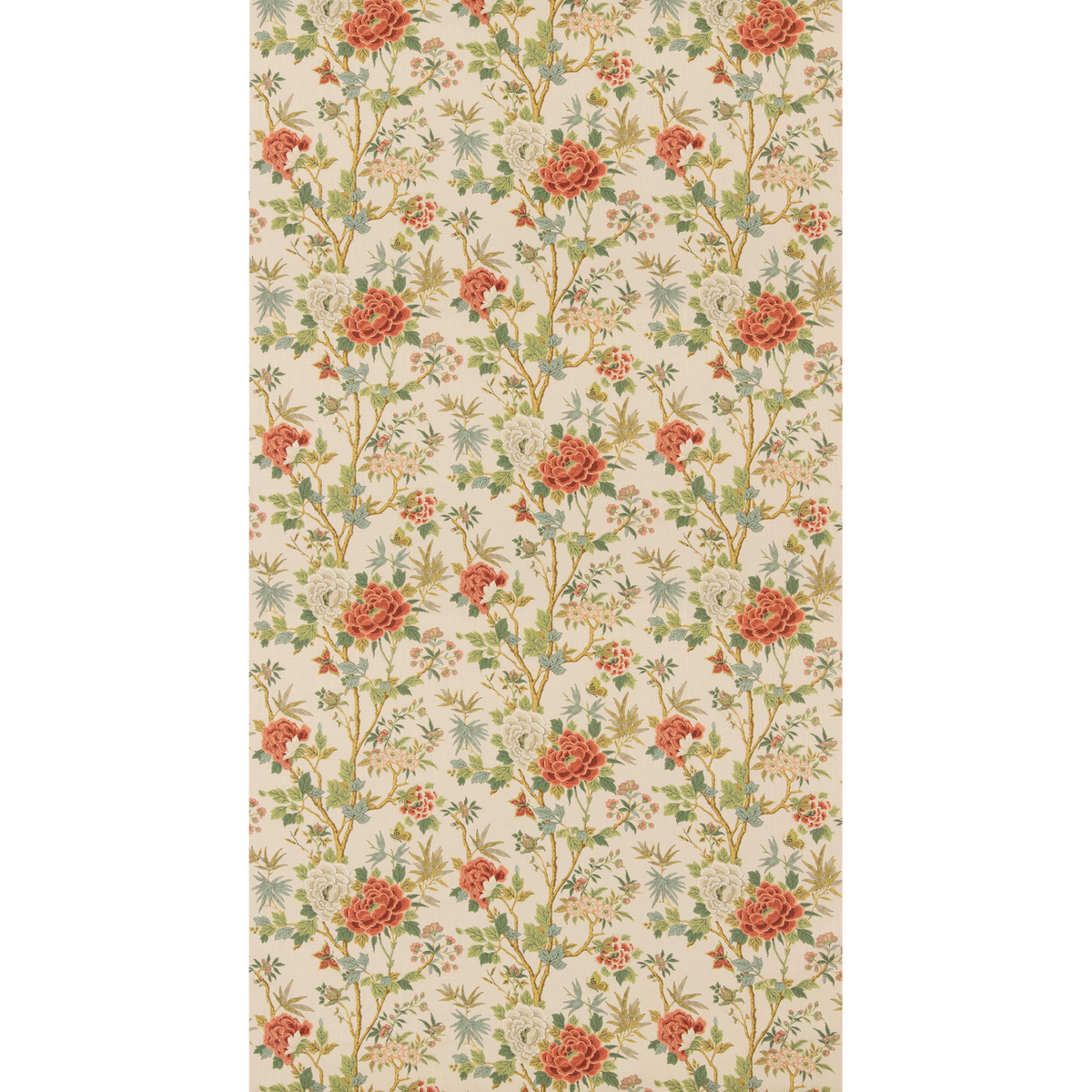GP & J Baker | Canton fabric - Red/Green