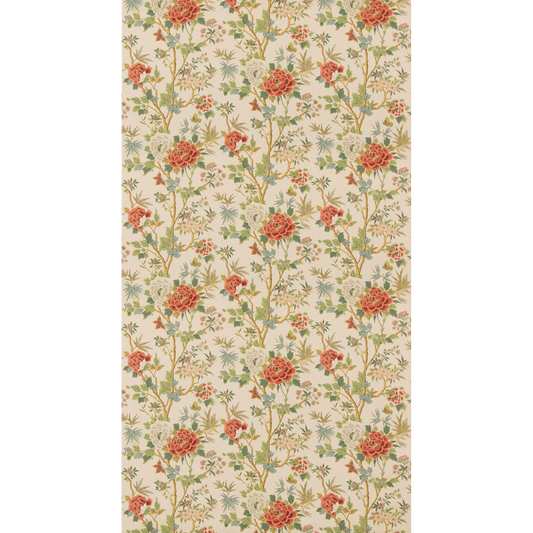 GP & J Baker | Canton fabric - Red/Green