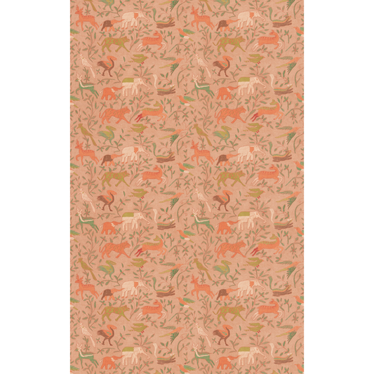 GP & J Baker | Noah's Ark fabric - Plaster