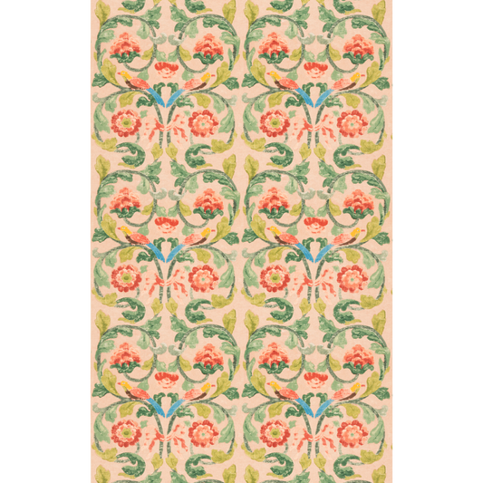 GP & J Baker | Tudor Rose fabric - Plaster