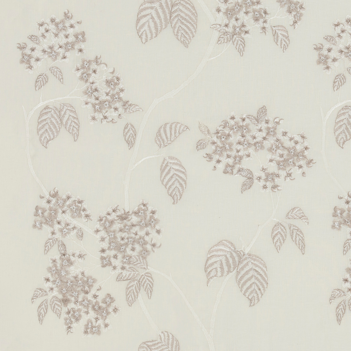 GP & J Baker | Hydrangea Sheer fabric - Ivory