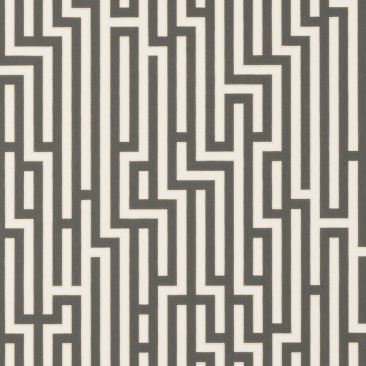 GP & J Baker | Fretwork wallcovering - Charcoal