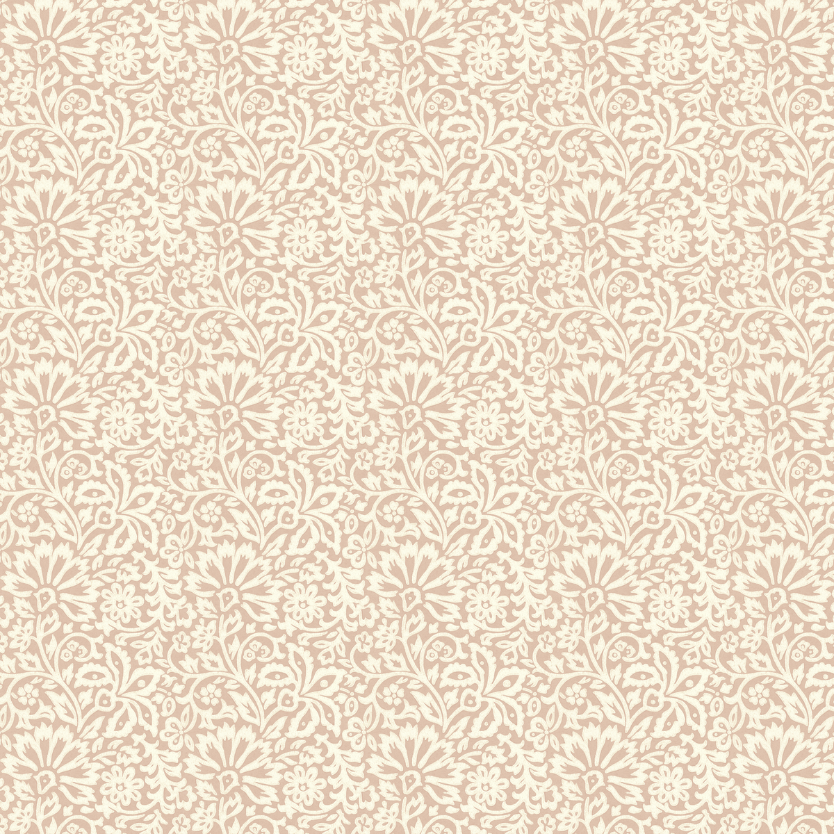 GP & J Baker | Flora wallcovering - Blush