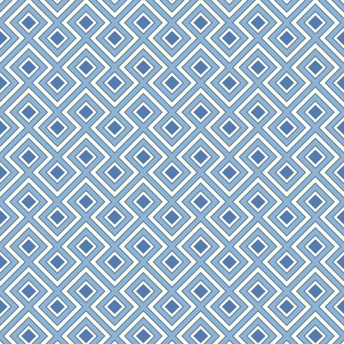 GP & J Baker | La Fiorentina Small wallcovering - Blue