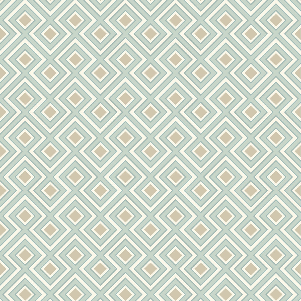 GP & J Baker | La Fiorentina Small wallcovering - Aqua