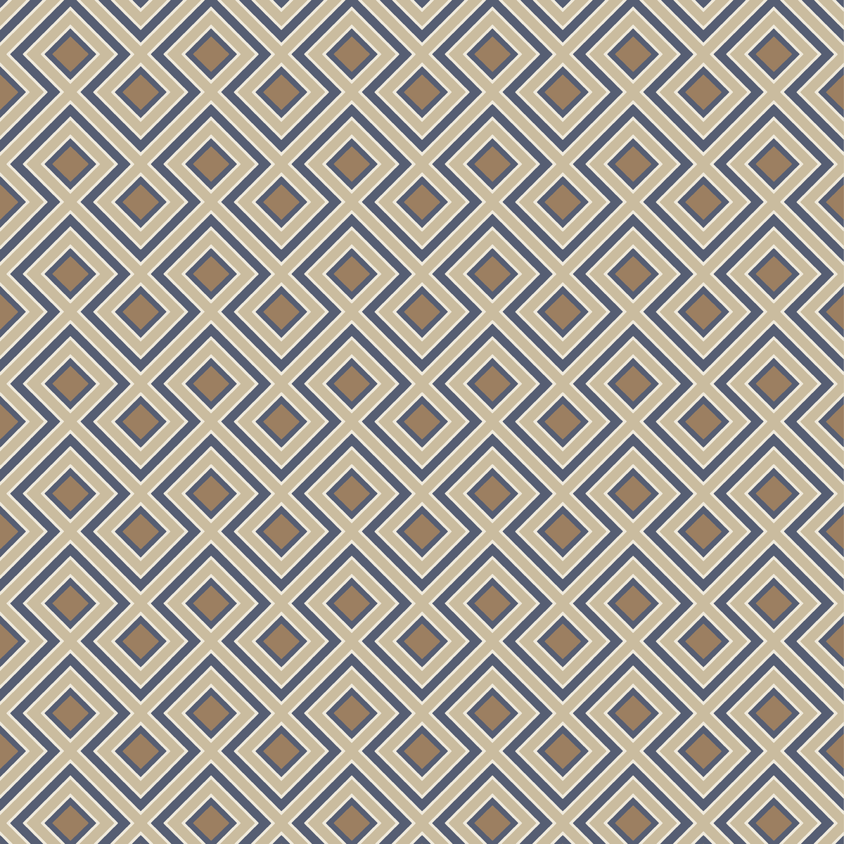 GP & J Baker | La Fiorentina Small wallcovering - Indigo