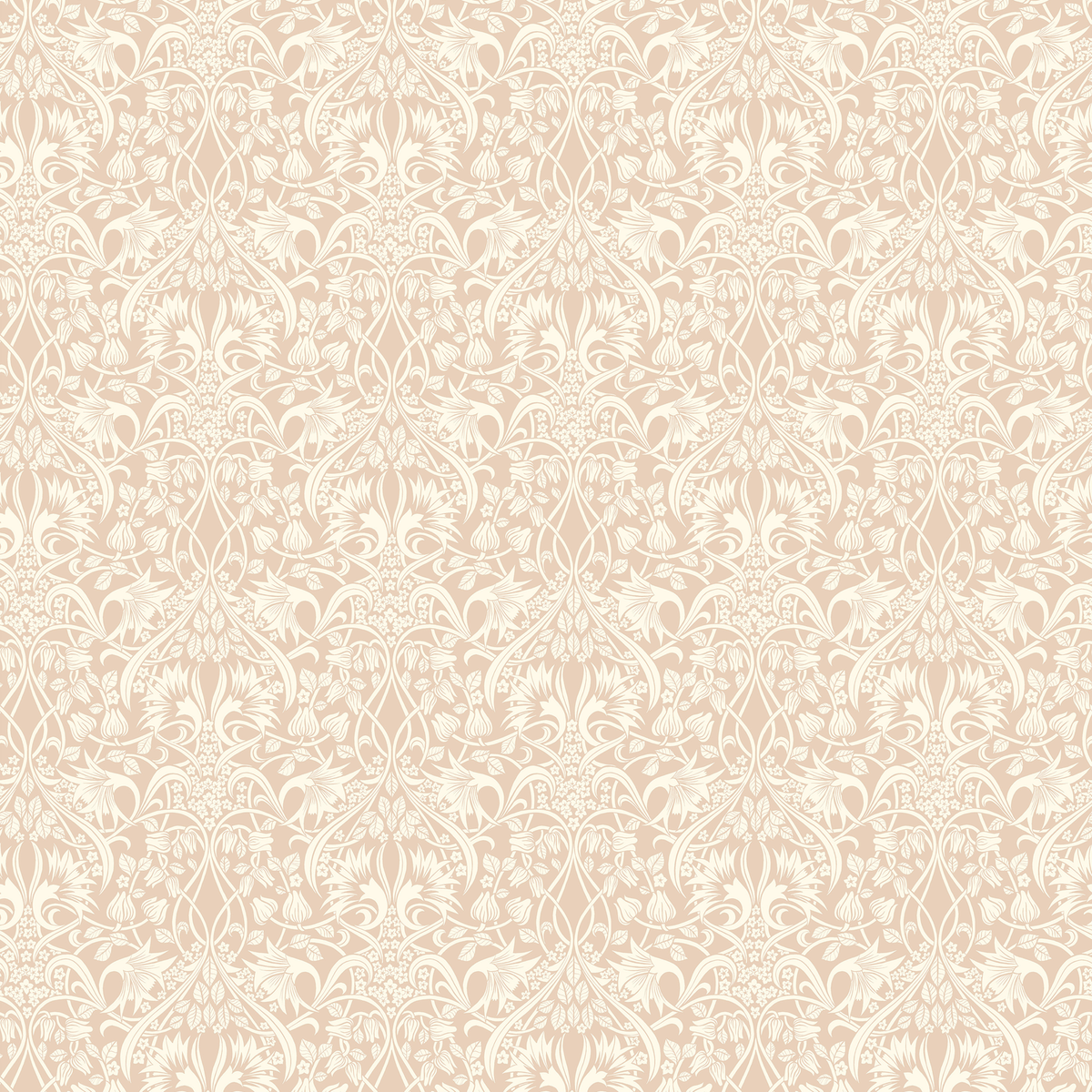 GP & J Baker | Fritillerie wallcovering - Blush