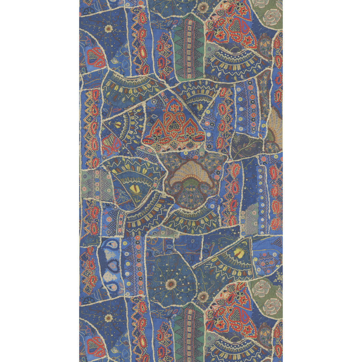 GP & J Baker | Front Row wallcovering - Jewel Blue