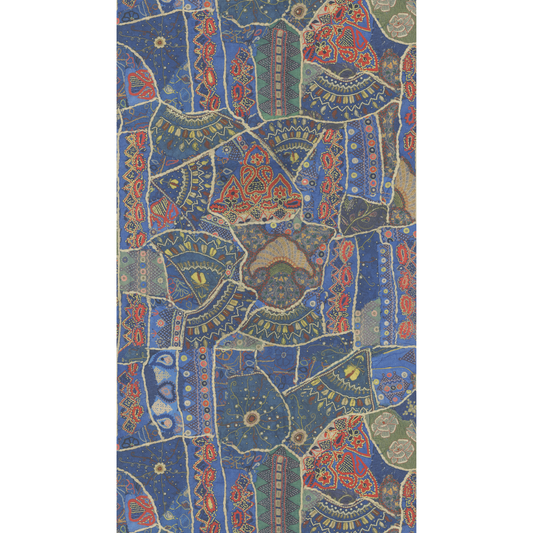 GP & J Baker | Front Row wallcovering - Jewel Blue