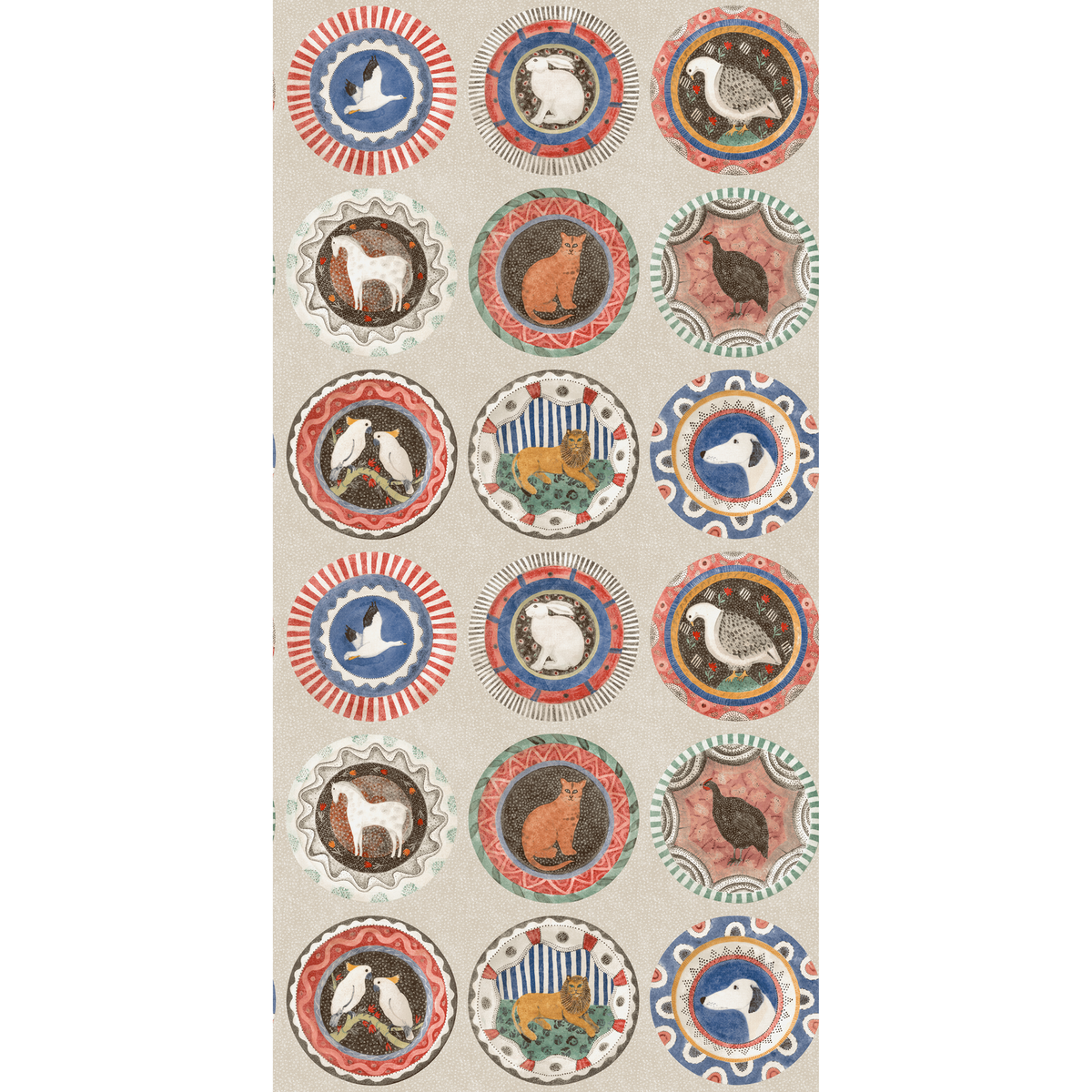 GP & J Baker | Robina's Dinner Party wallcovering - Jewel