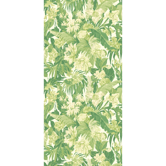 GP & J Baker | Tropical Floral wallcovering - Green