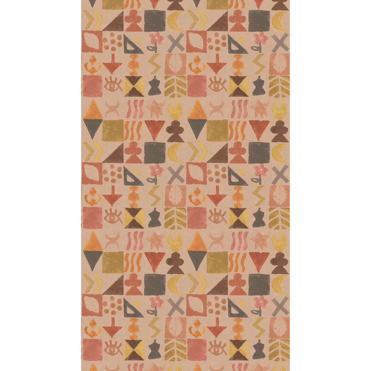GP & J Baker | Potato Print wallcovering - Plaster