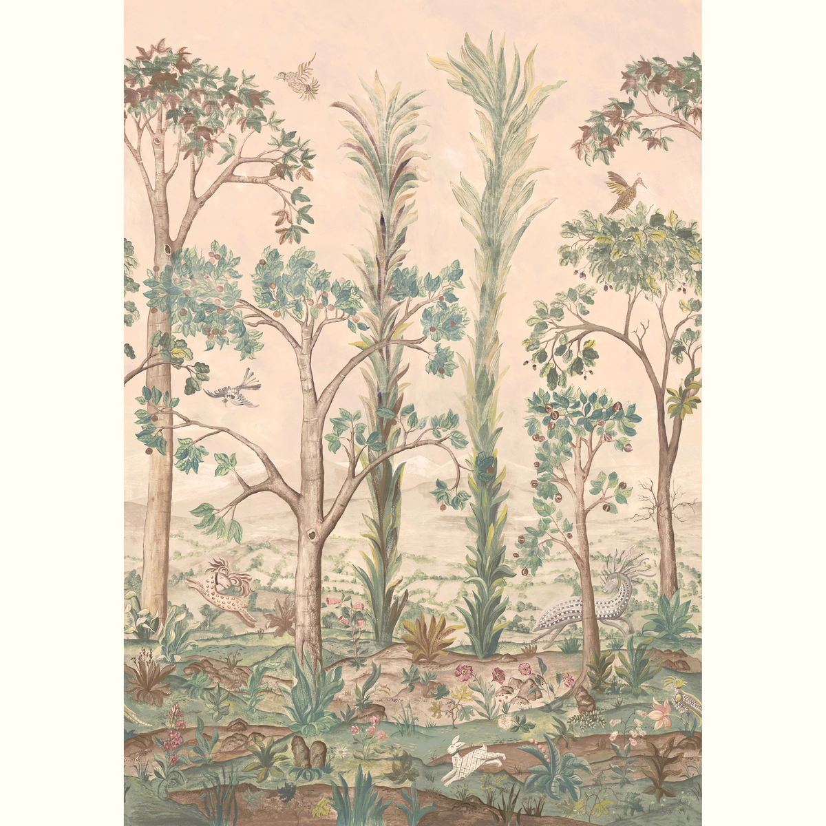 GP & J Baker | Tall Trees wallcovering - Sunset