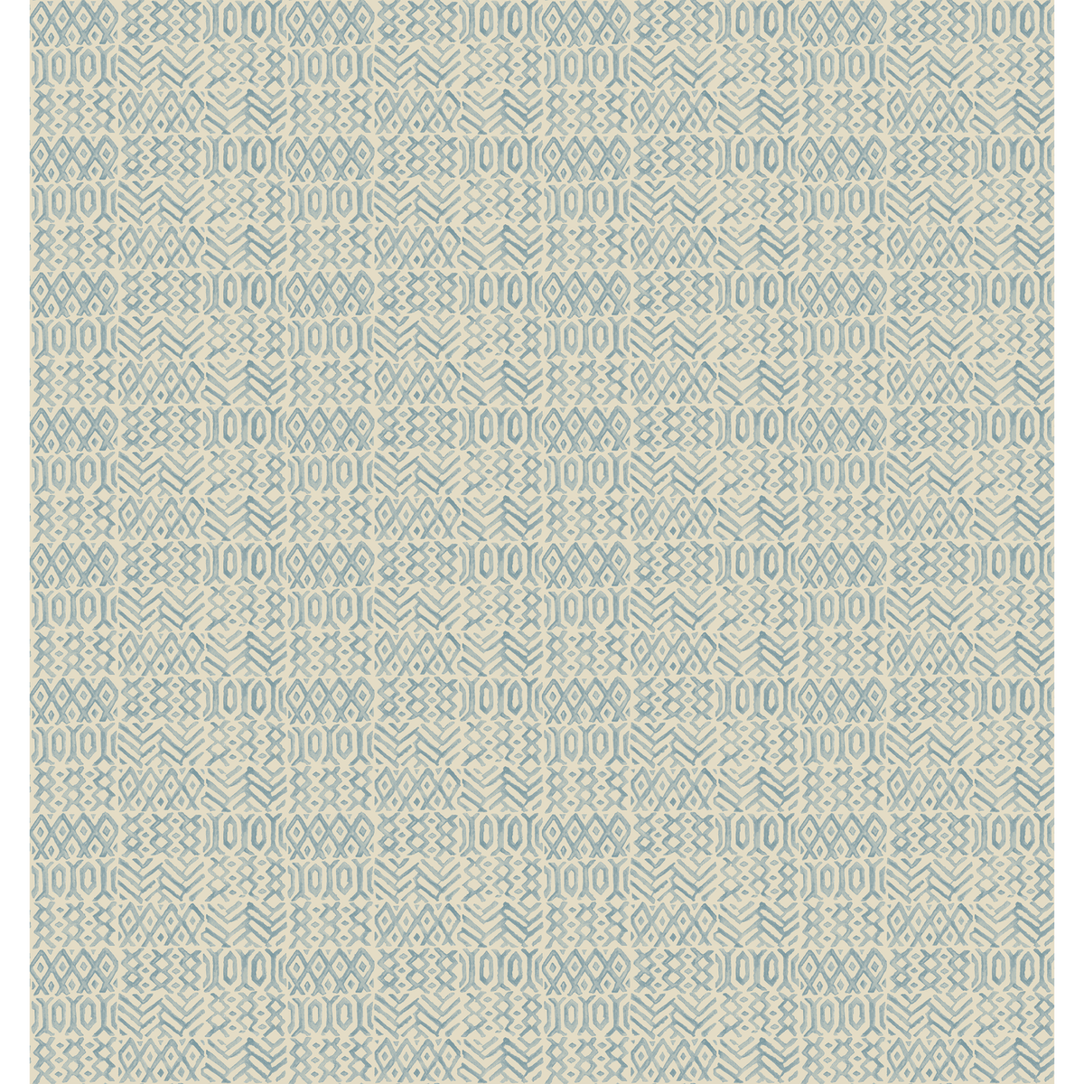 GP & J Baker | Chimneys wallcovering - Old Blue