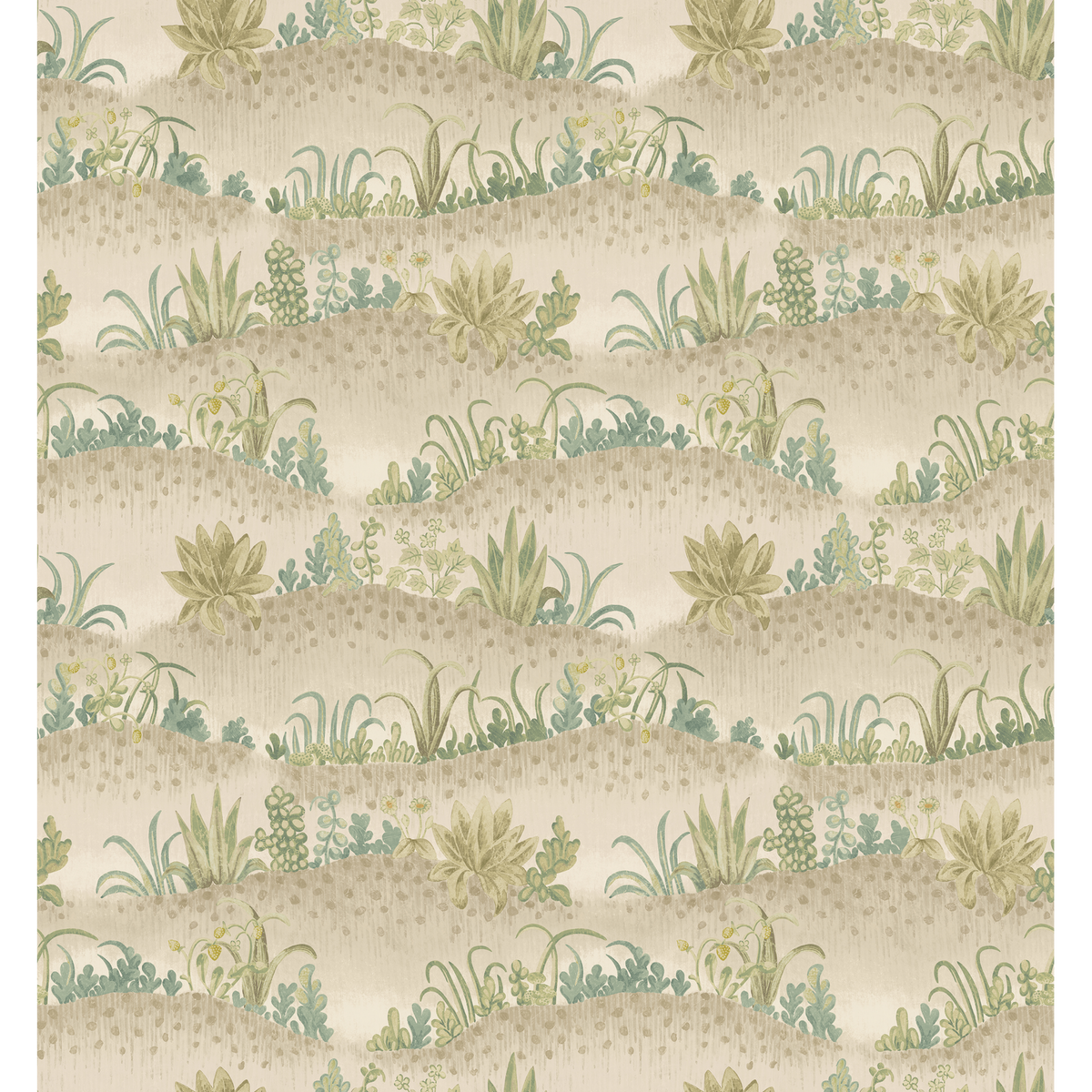 GP & J Baker | Garden Tapestry wallcovering - Soft Blue/Green