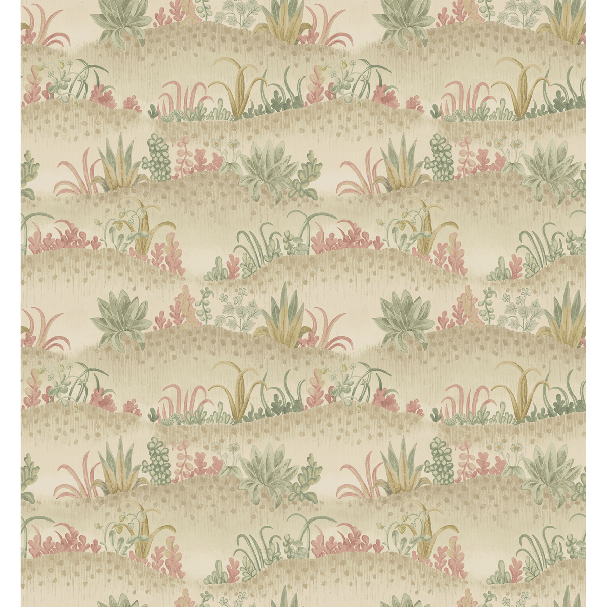 GP & J Baker | Garden Tapestry wallcovering - Pink/Green