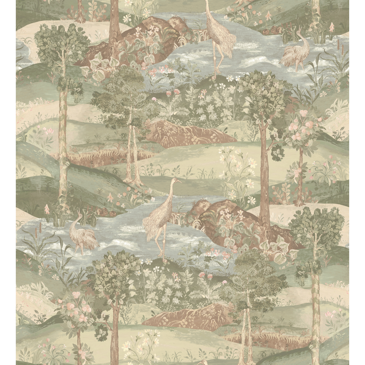 GP & J Baker | Palace Tapestry wallcovering - Antique