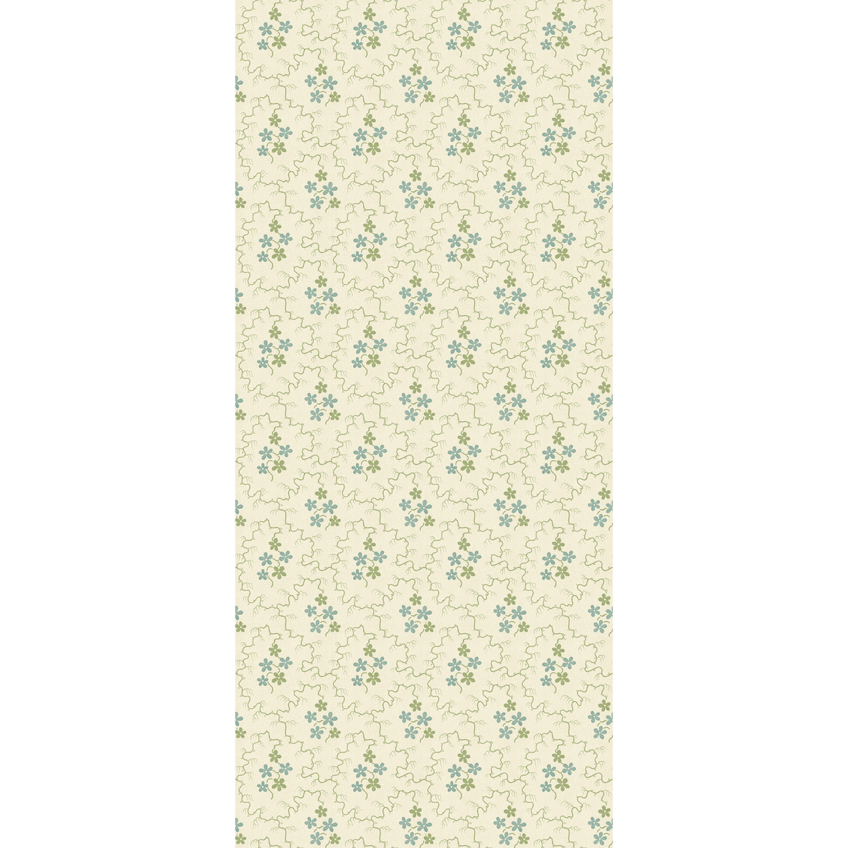 GP & J Baker | Posy wallcovering - Green/Aqua