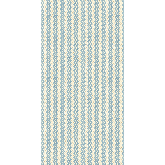 GP & J Baker | Ziggy wallcovering - Blue