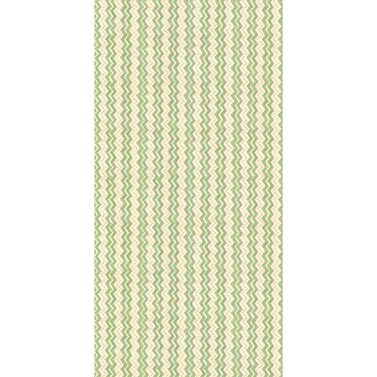 GP & J Baker | Ziggy wallcovering - Green