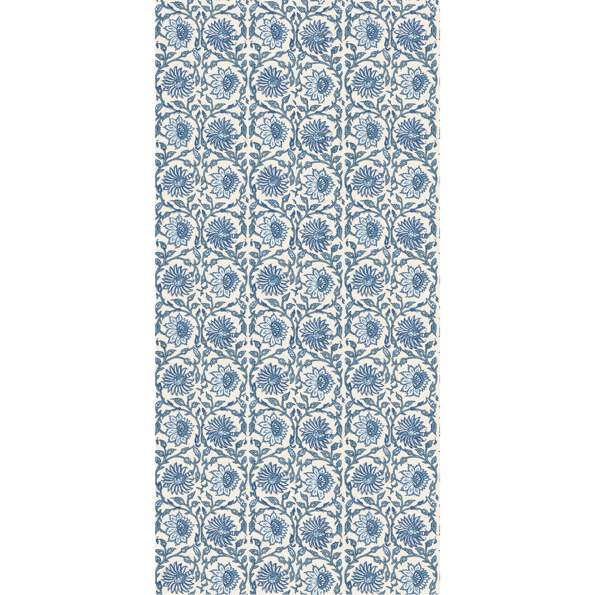GP & J Baker | Cecily wallcovering - Indigo