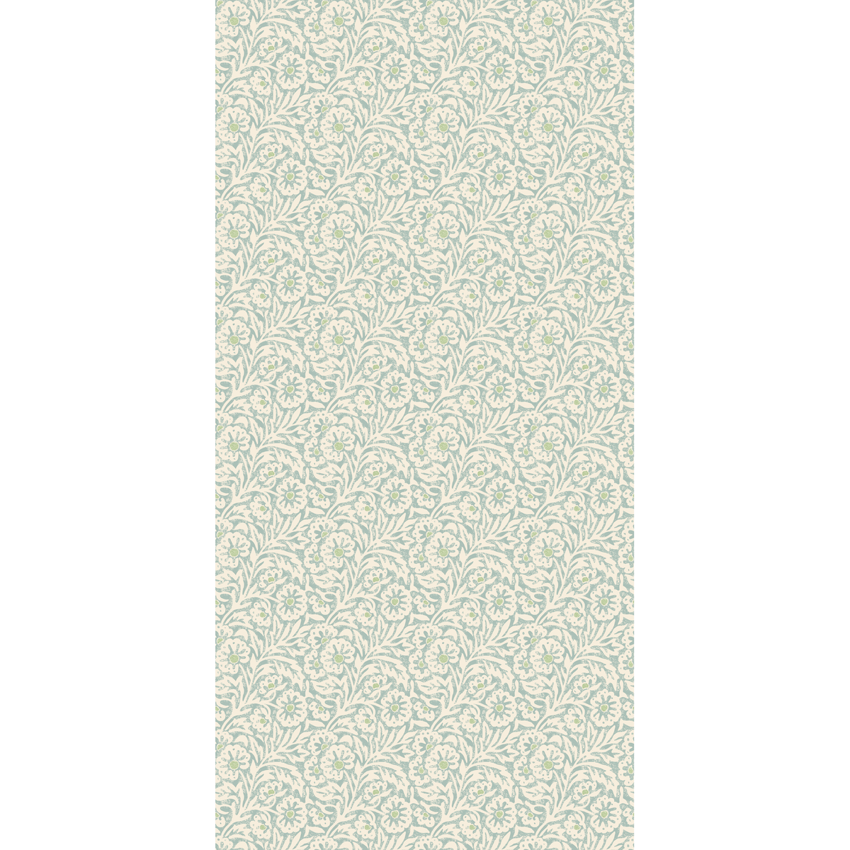 GP & J Baker | Flower Patch wallcovering - Aqua