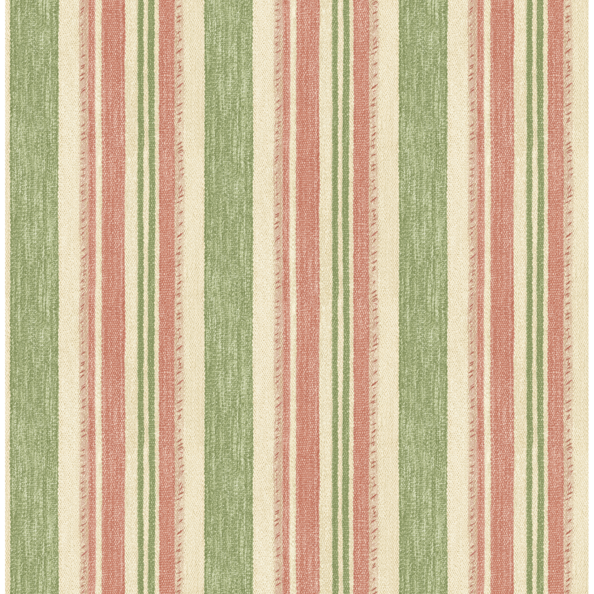 GP & J Baker | Cloudline wallcovering - Soft Red/Green