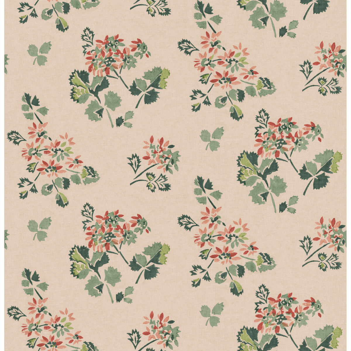 GP & J Baker | Forest Flower wallcovering - Plaster