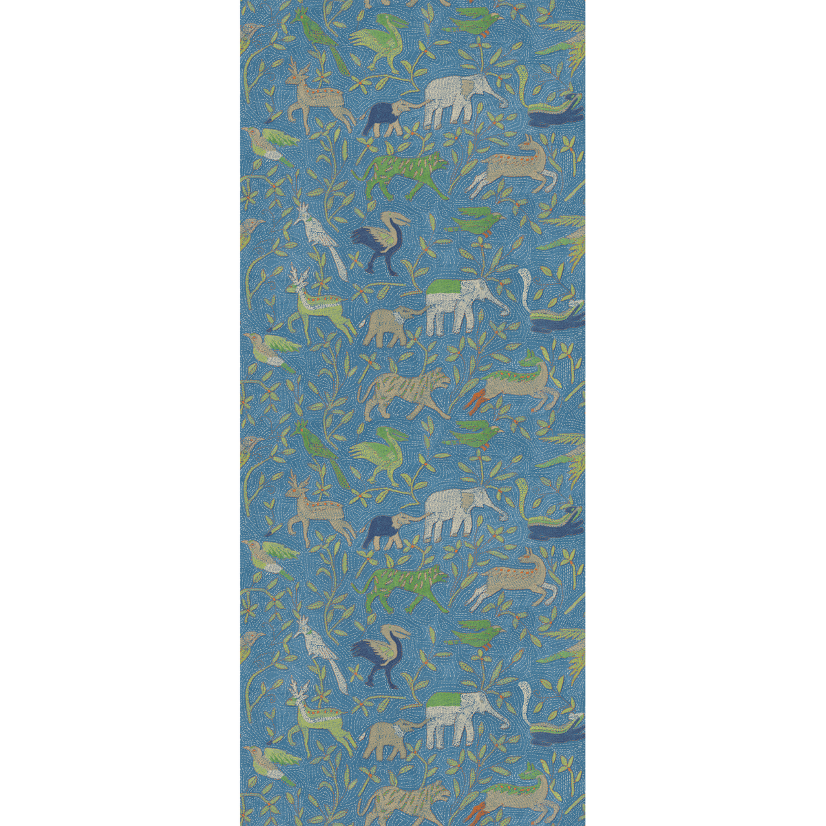 GP & J Baker | Noah's Ark wallcovering - Blue