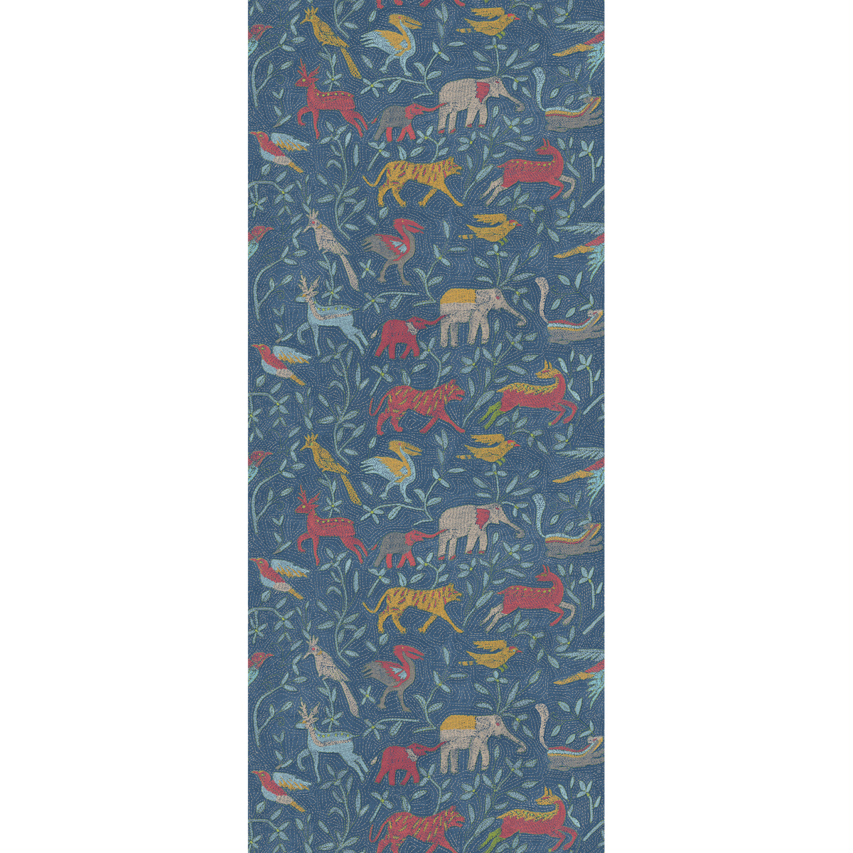 GP & J Baker | Noah's Ark wallcovering - Indigo