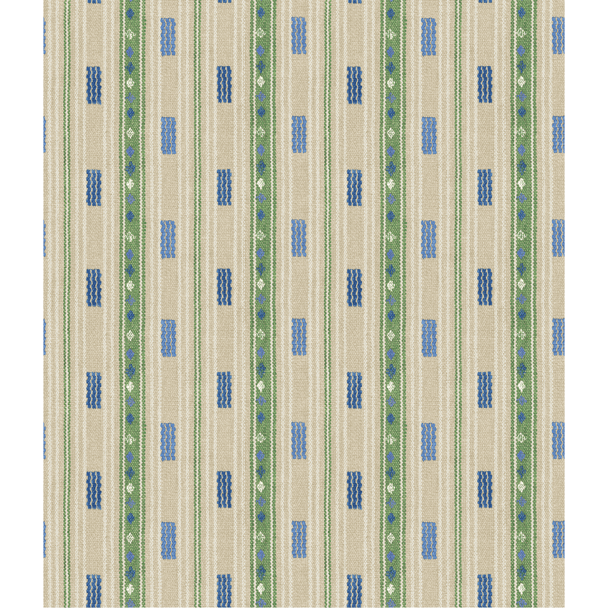 GP & J Baker | Tradewind wallcovering - Blue/Green