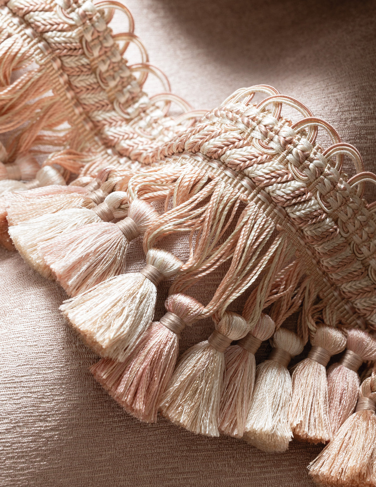 Samuel and Sons Bagatelle Scalloped Tassel Fringe — scenography